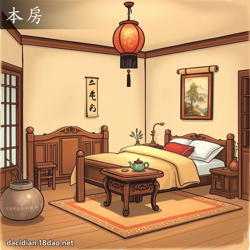 本房 - 國語大辭典配圖