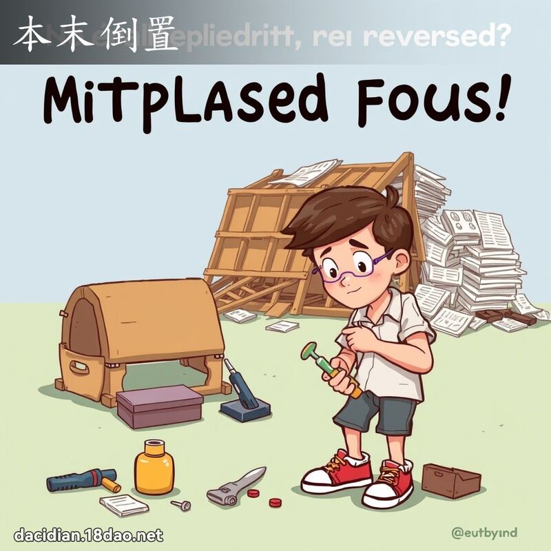 本末倒置 - 国语大辞典配图