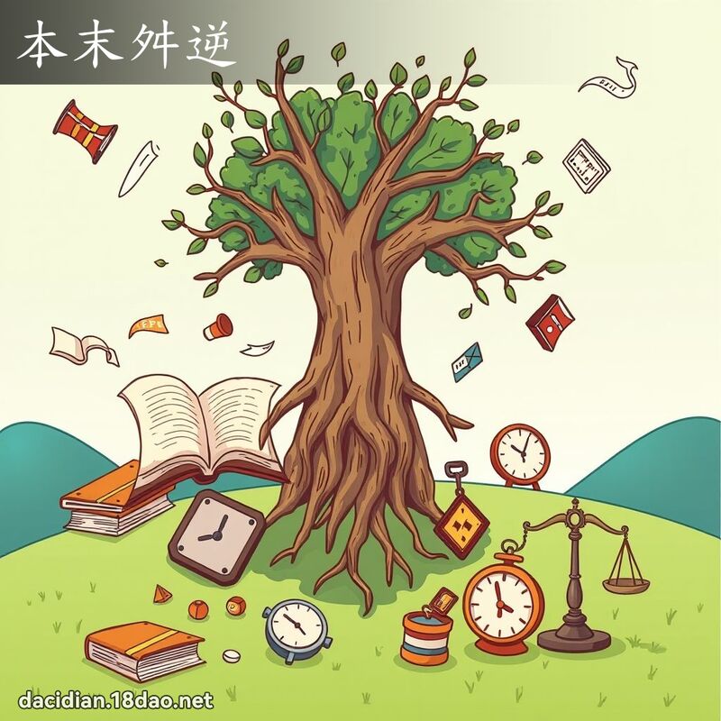 本末舛逆 - 國語大辭典配圖