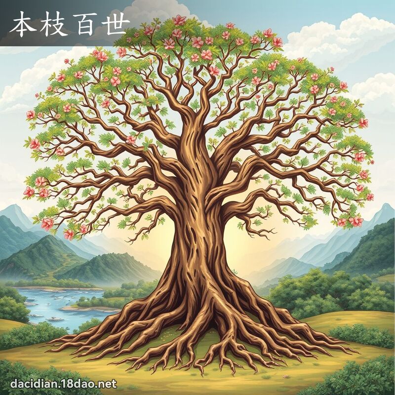 本枝百世 - 國語大辭典配圖