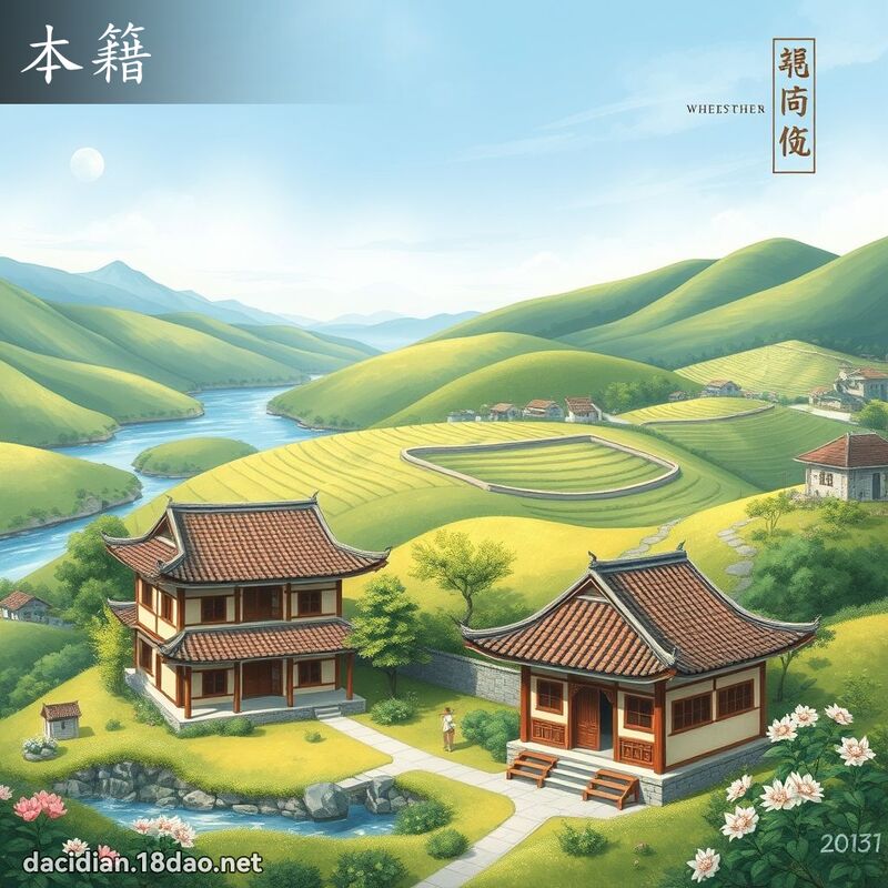 本籍 - 國語大辭典配圖