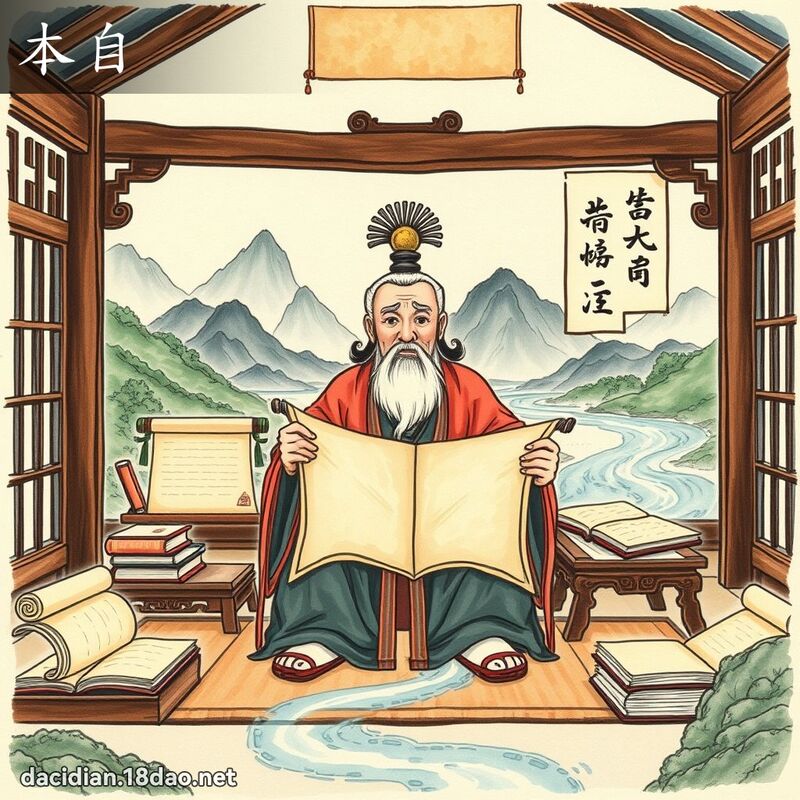 本自 - 国语大辞典配图