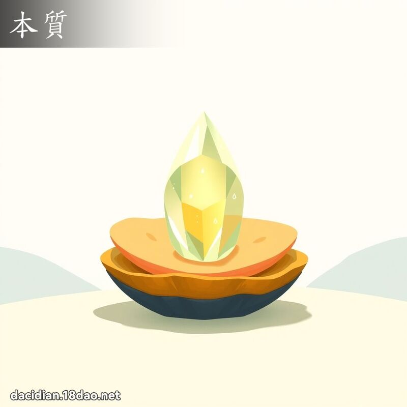 本质 - 国语大辞典配图