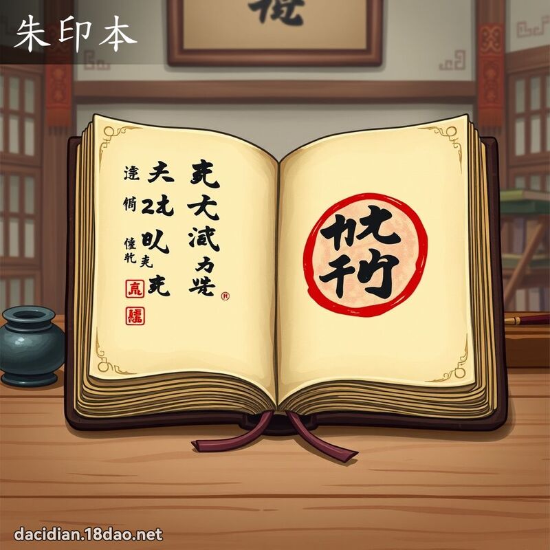 朱印本 - 國語大辭典配圖