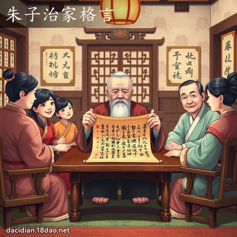 朱子治家格言 - 国语大辞典配图