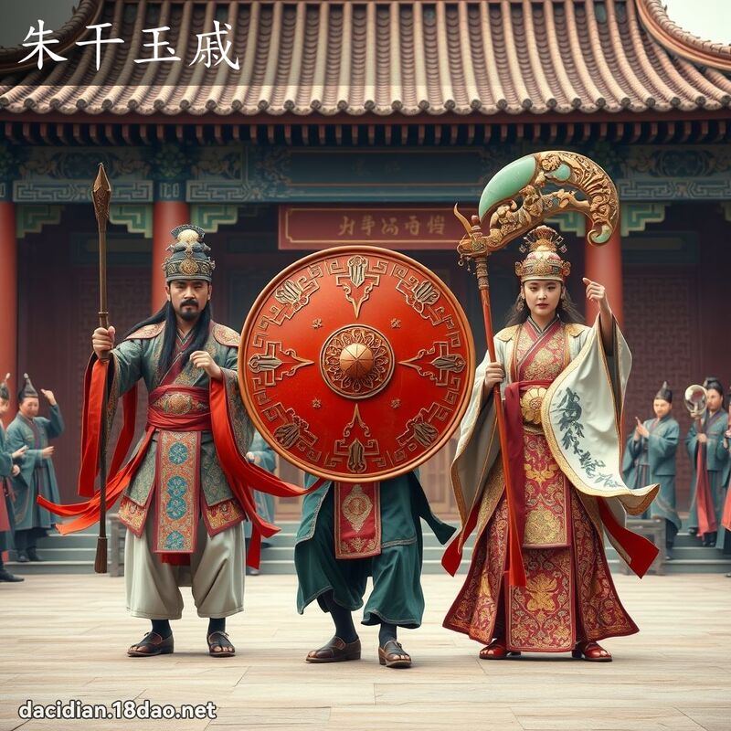 朱干玉戚 - 国语大辞典配图