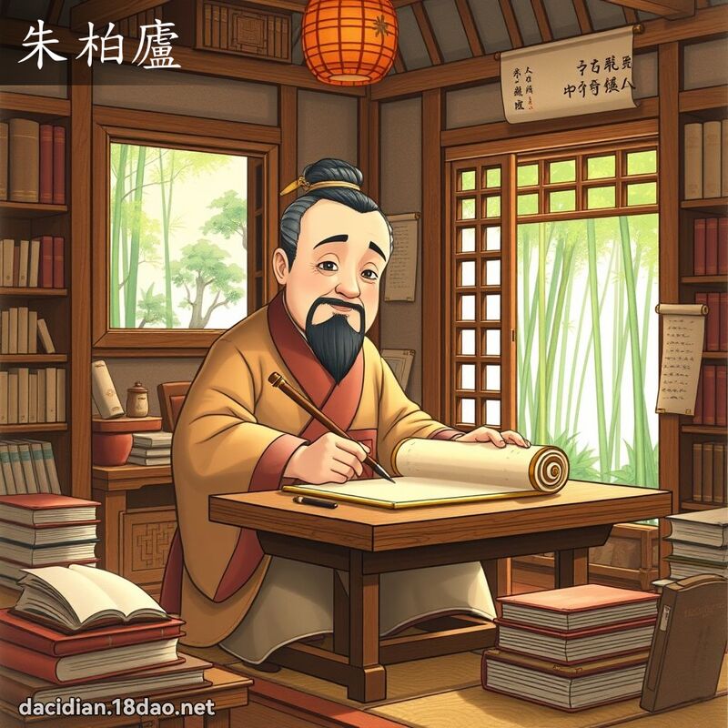 朱柏庐 - 国语大辞典配图