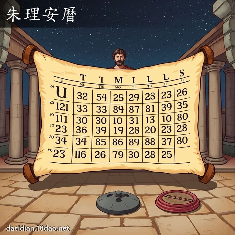 朱理安历 - 国语大辞典配图
