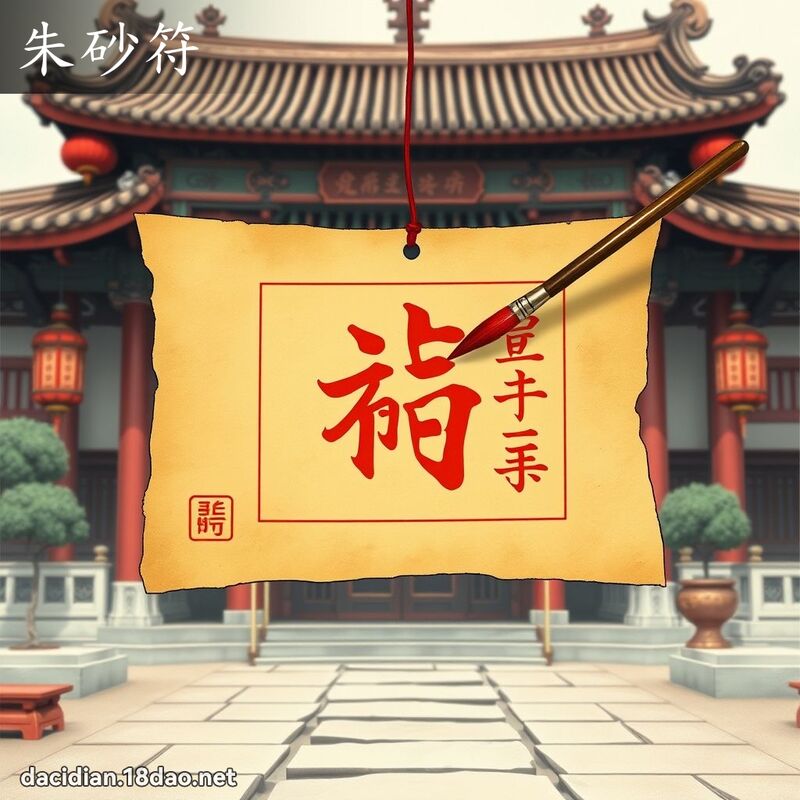 朱砂符 - 国语大辞典配图