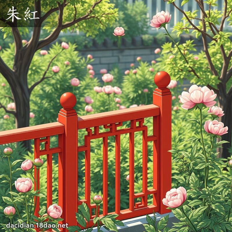 朱红 - 国语大辞典配图