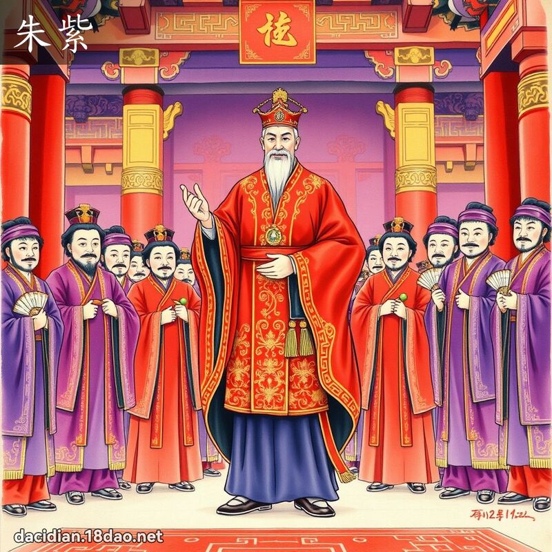 朱紫 - 国语大辞典配图