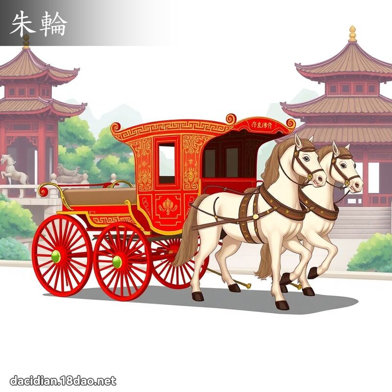 朱轮 - 国语大辞典配图