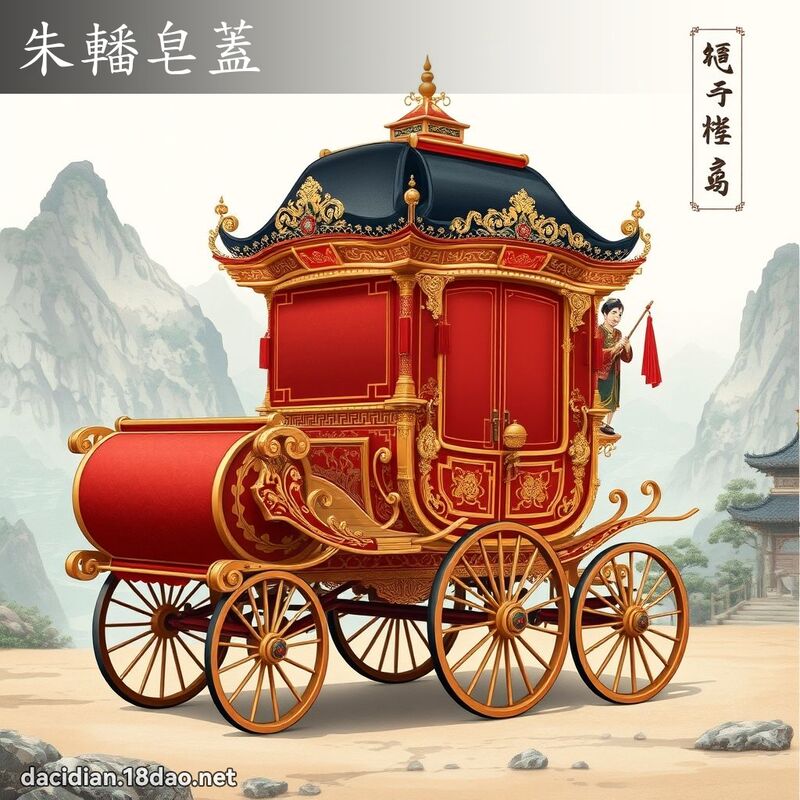 朱轓皂盖 - 国语大辞典配图