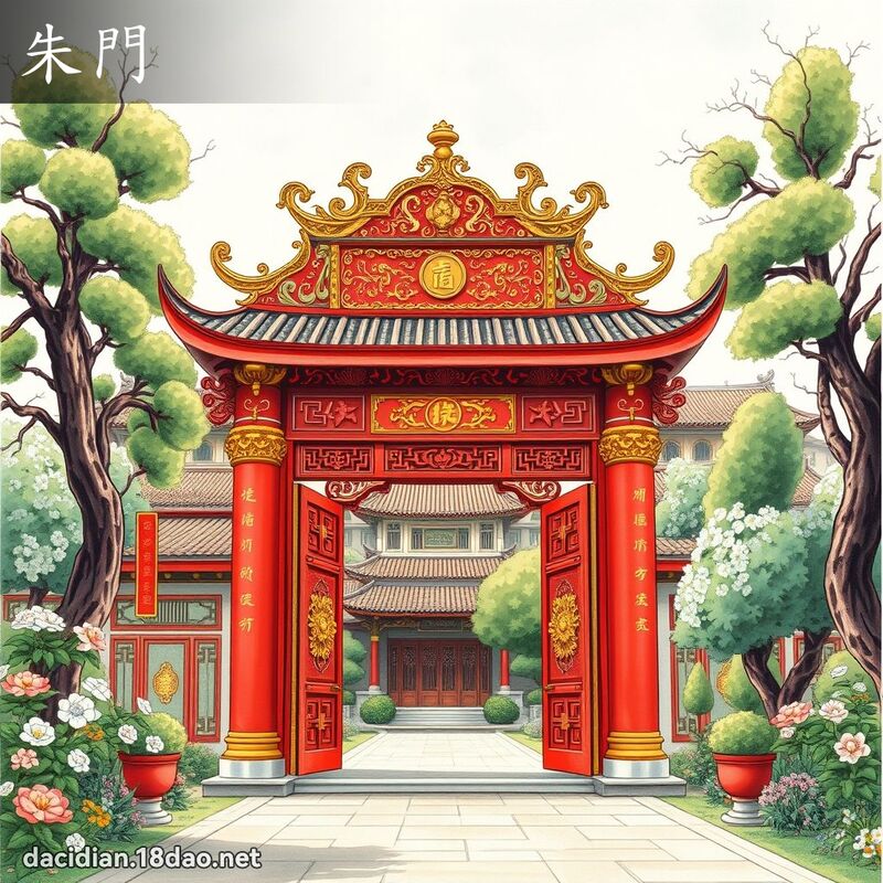 朱门 - 国语大辞典配图