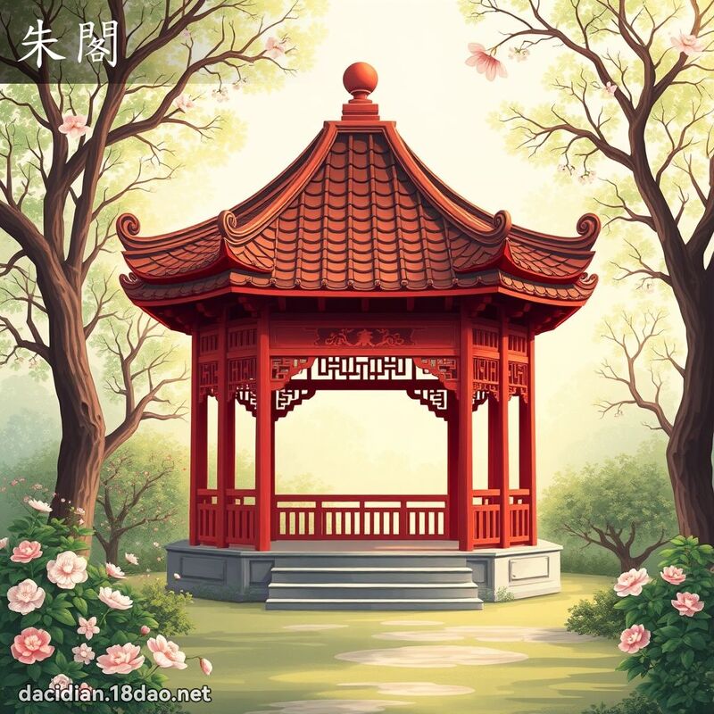 朱阁 - 国语大辞典配图