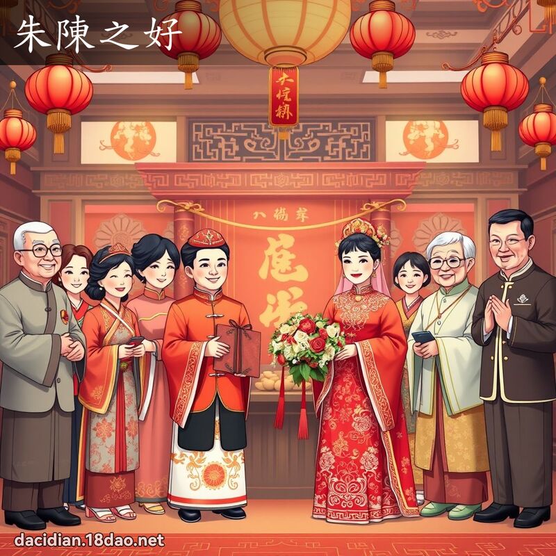 朱陳之好 - 國語大辭典配圖