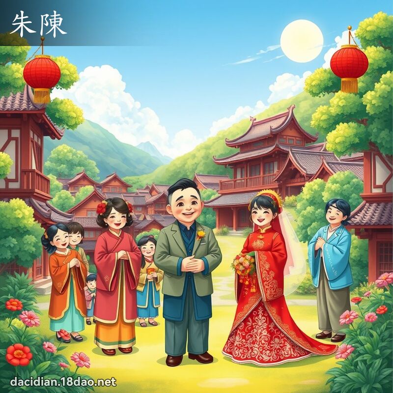 朱陈 - 国语大辞典配图