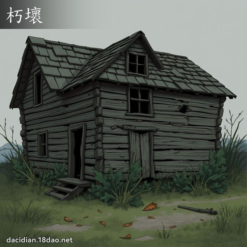 朽坏 - 国语大辞典配图