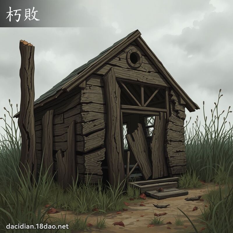 朽败 - 国语大辞典配图