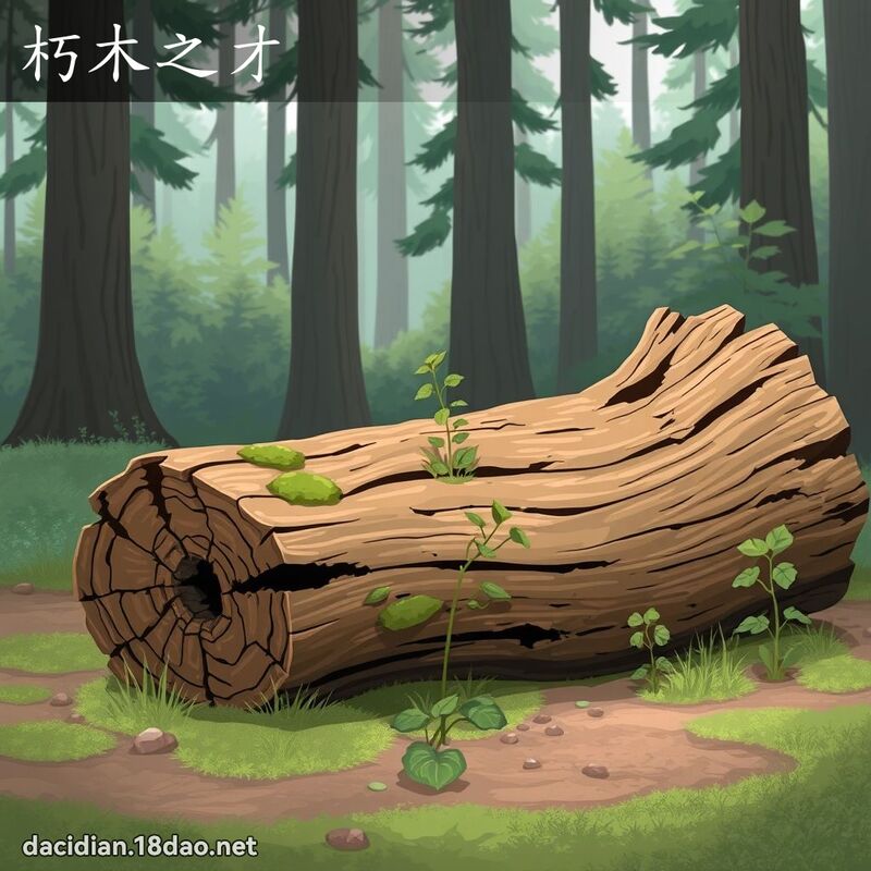朽木之才 - 国语大辞典配图