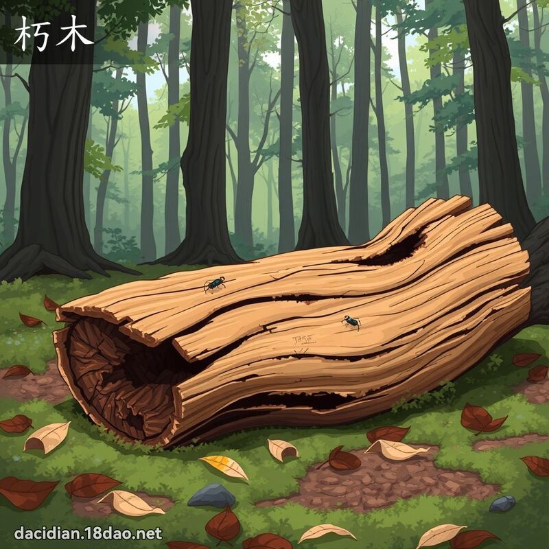 朽木 - 國語大辭典配圖
