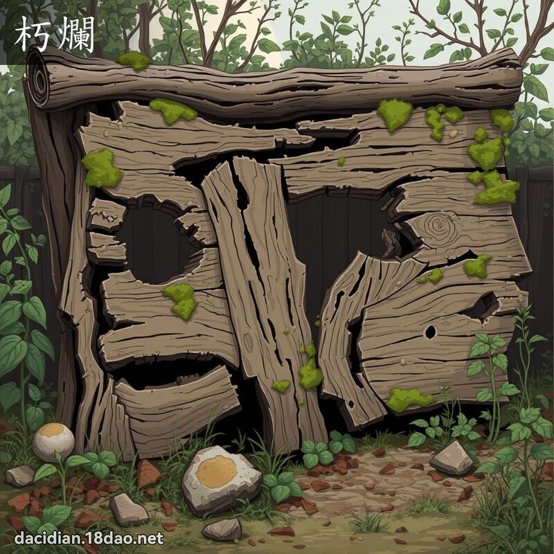 朽烂 - 国语大辞典配图