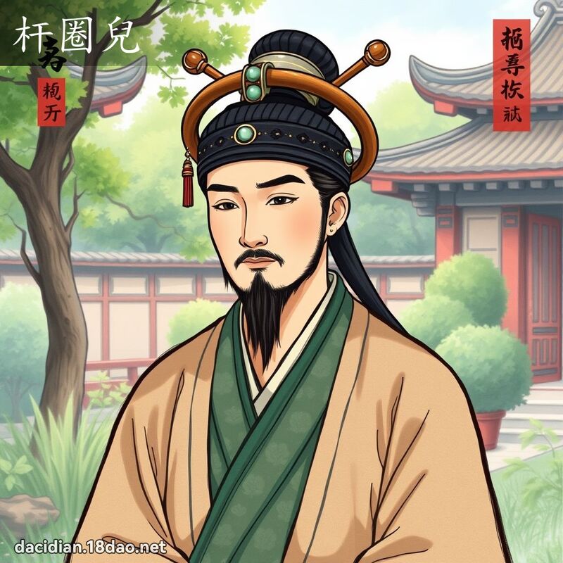 杆圈儿 - 国语大辞典配图