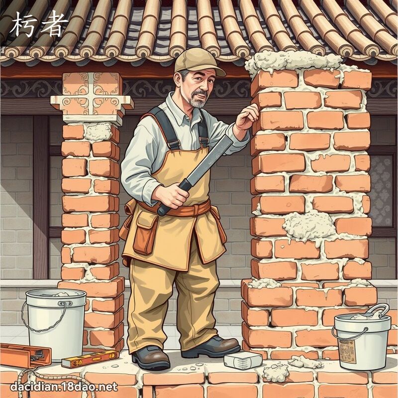 杇者 - 国语大辞典配图