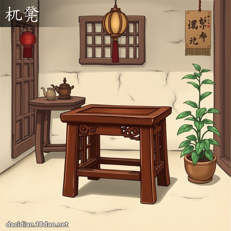 杌凳 - 國語大辭典配圖