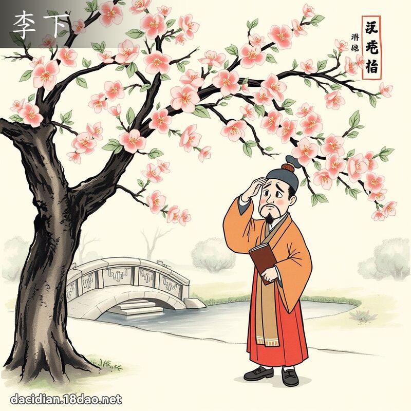 李下 - 國語大辭典配圖