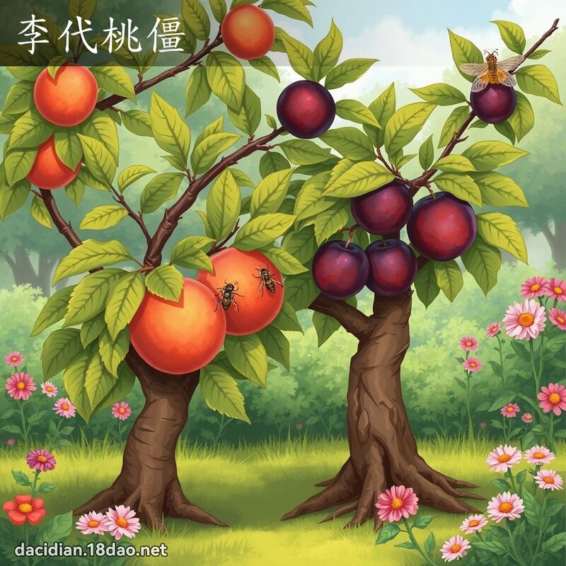 李代桃僵 - 國語大辭典配圖