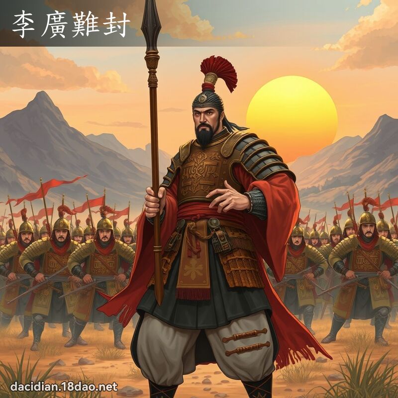 李广难封 - 国语大辞典配图