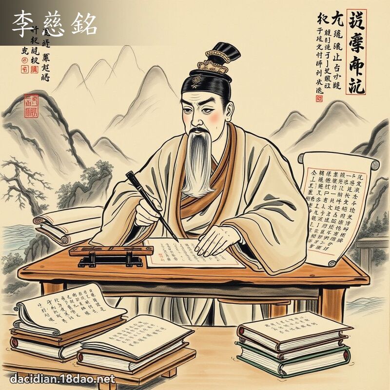 李慈铭 - 国语大辞典配图