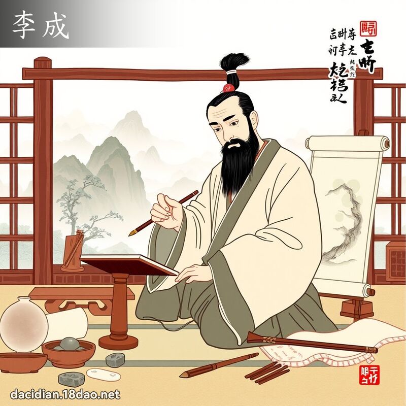 李成 - 國語大辭典配圖