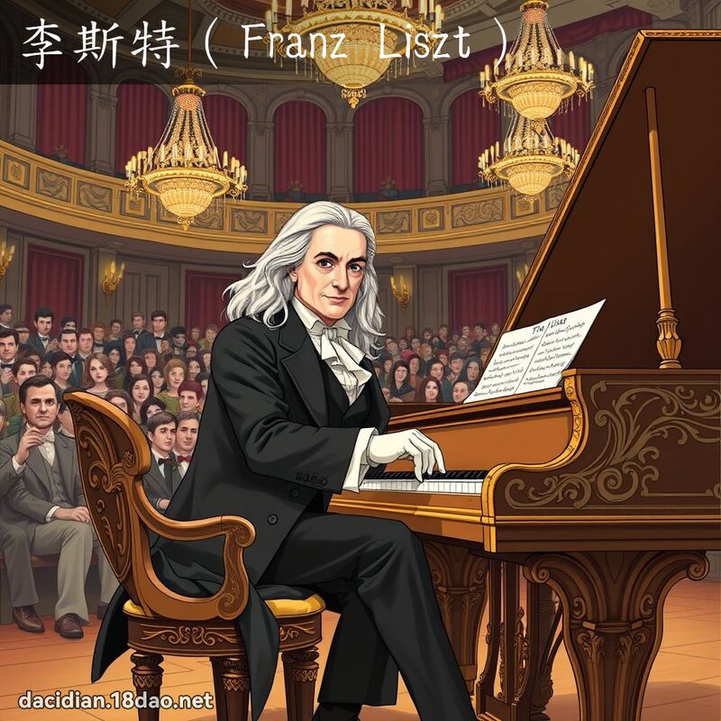 李斯特（Franz Liszt） - 國語大辭典配圖