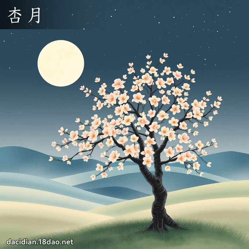 杏月 - 國語大辭典配圖
