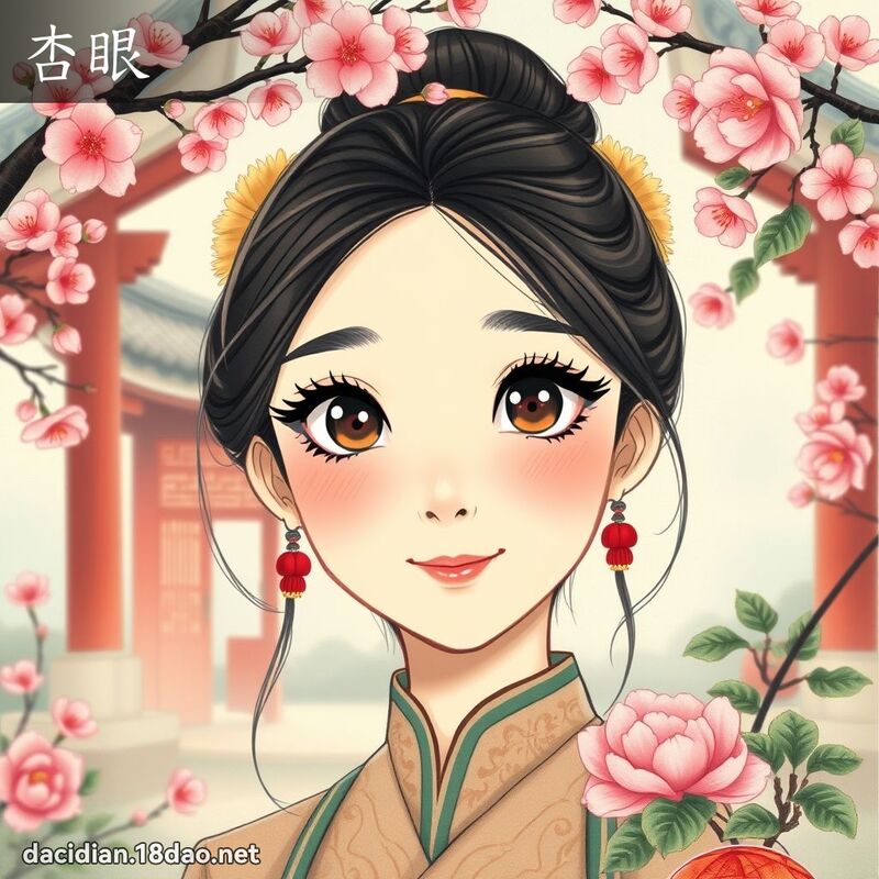 杏眼 - 國語大辭典配圖