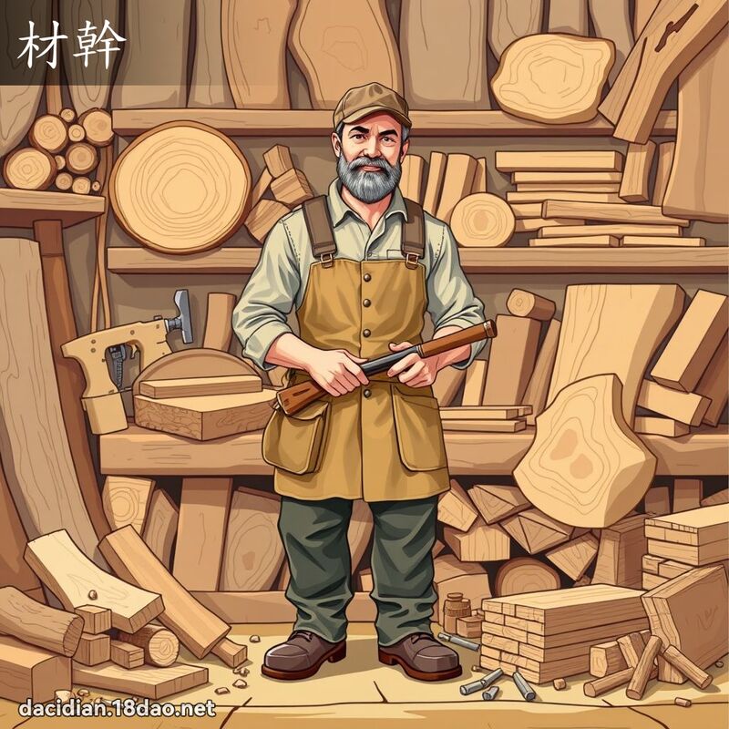 材幹 - 國語大辭典配圖