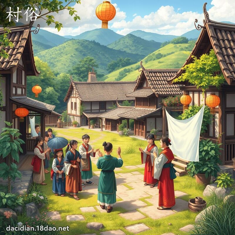 村俗 - 國語大辭典配圖