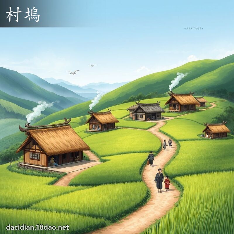 村塢 - 國語大辭典配圖