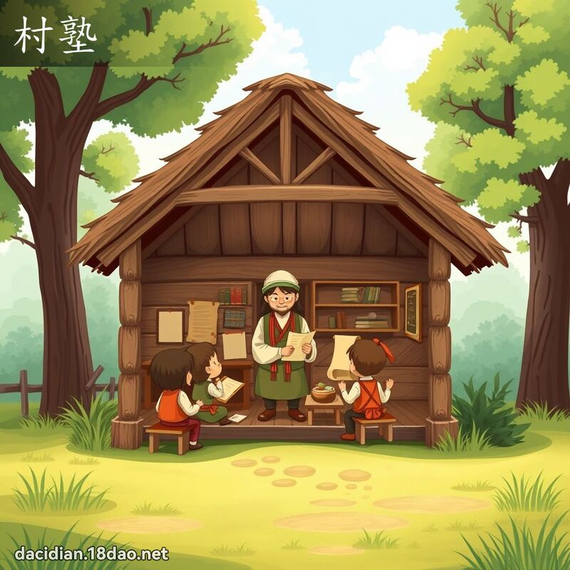 村塾 - 國語大辭典配圖