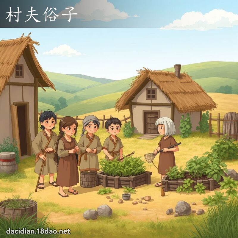 村夫俗子 - 國語大辭典配圖