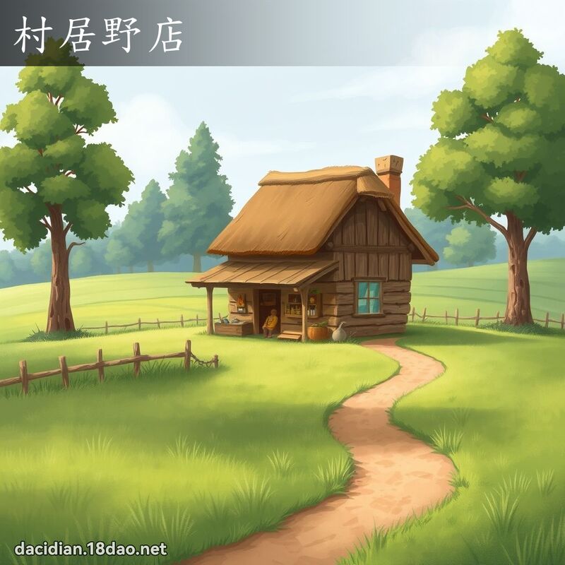 村居野店 - 國語大辭典配圖