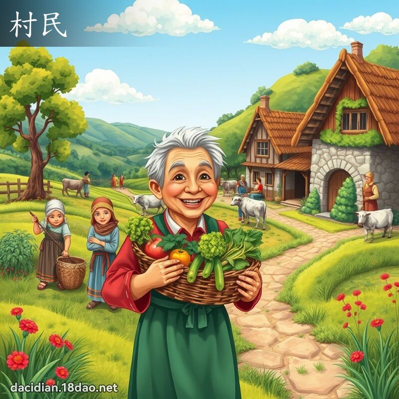 村民 - 國語大辭典配圖