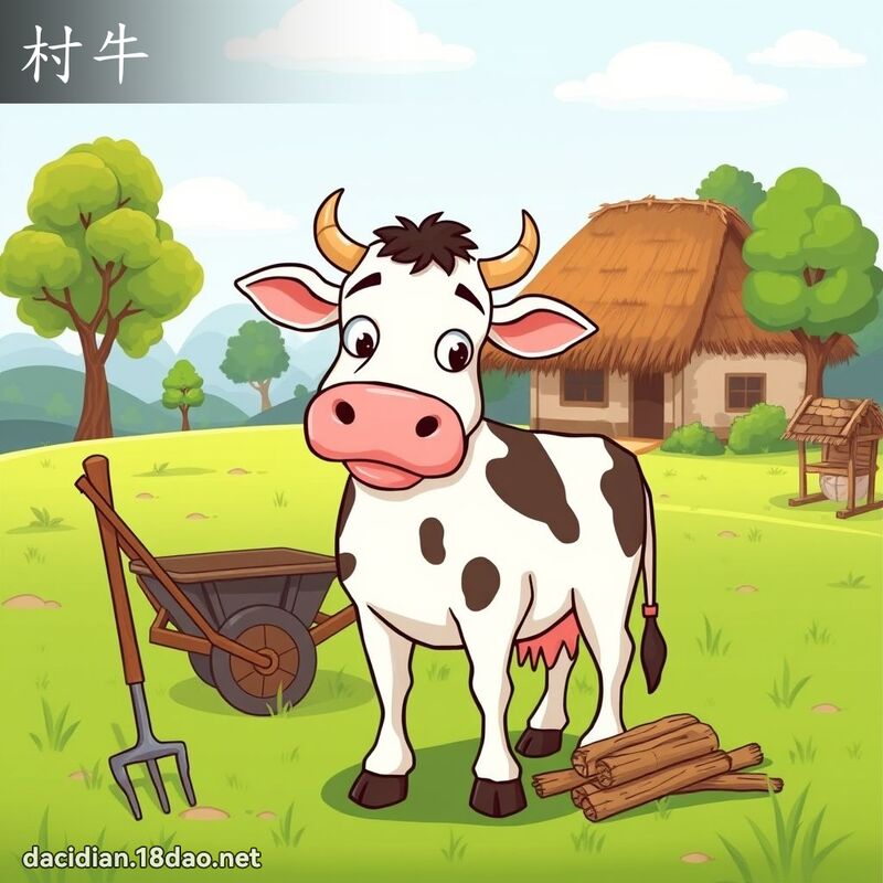 村牛 - 国语大辞典配图