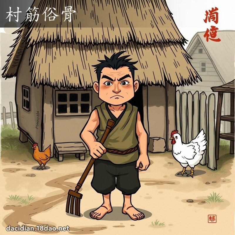 村筋俗骨 - 國語大辭典配圖