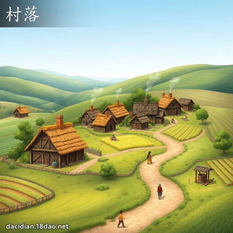 村落 - 國語大辭典配圖