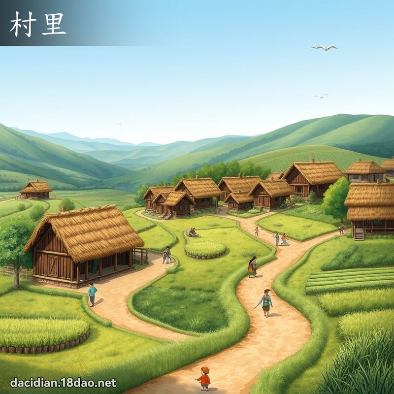 村里 - 國語大辭典配圖