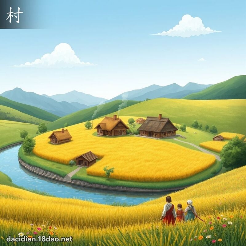 村 - 國語大辭典配圖