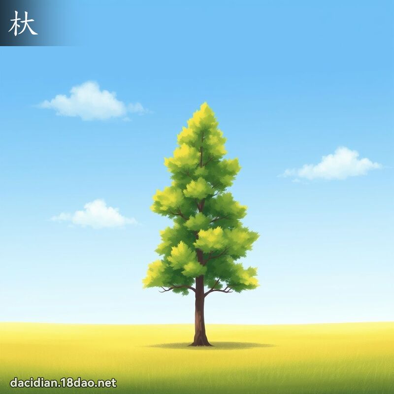 汉字: 杕 (多音字)